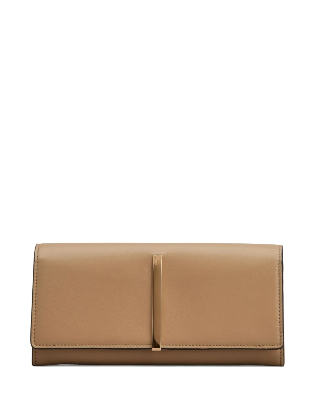 Tod's Leren portemonnee met omslag Bruin