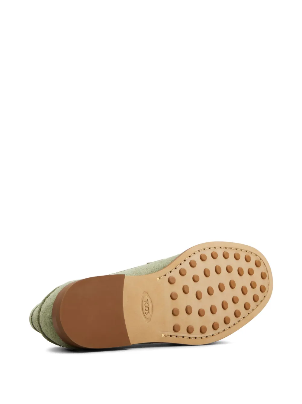 Tod's Suède loafers Groen