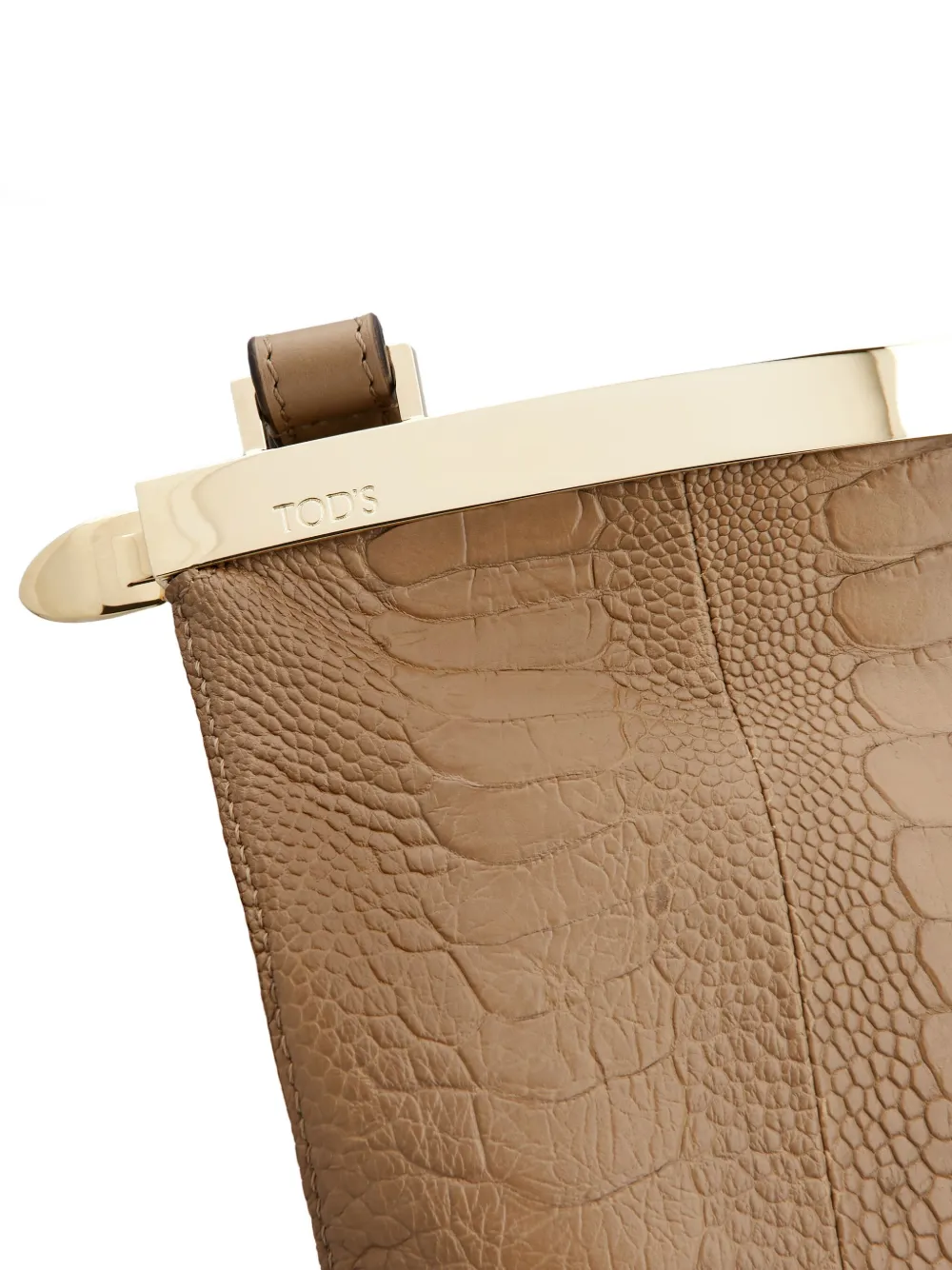 Tod's Magenta medium bucket-tas Beige