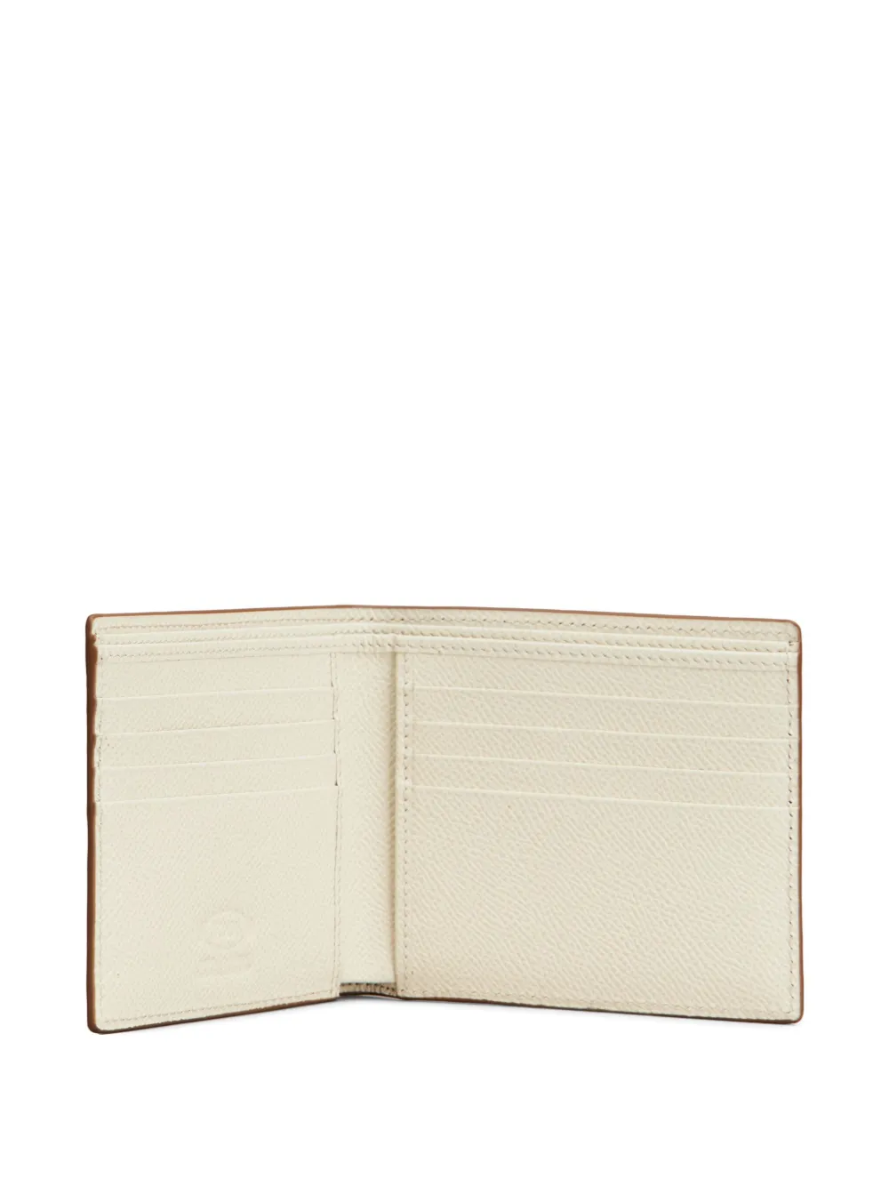Tod's Leren portemonnee met T-logo Bruin