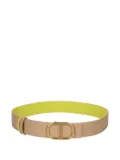 TWINSET reversible leather belt - Brown