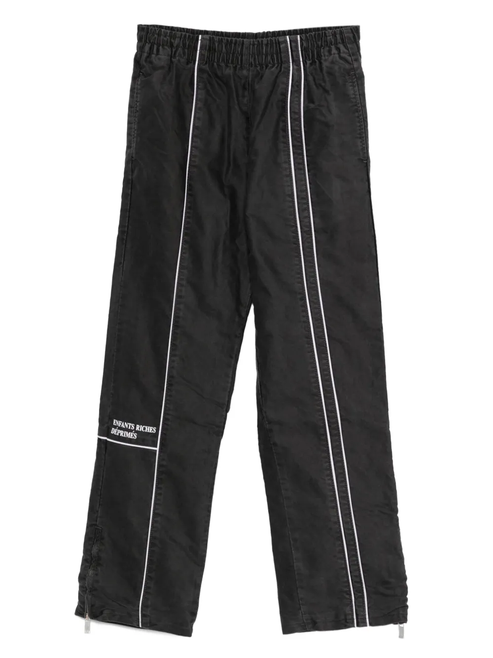 panelled drawstring track pants