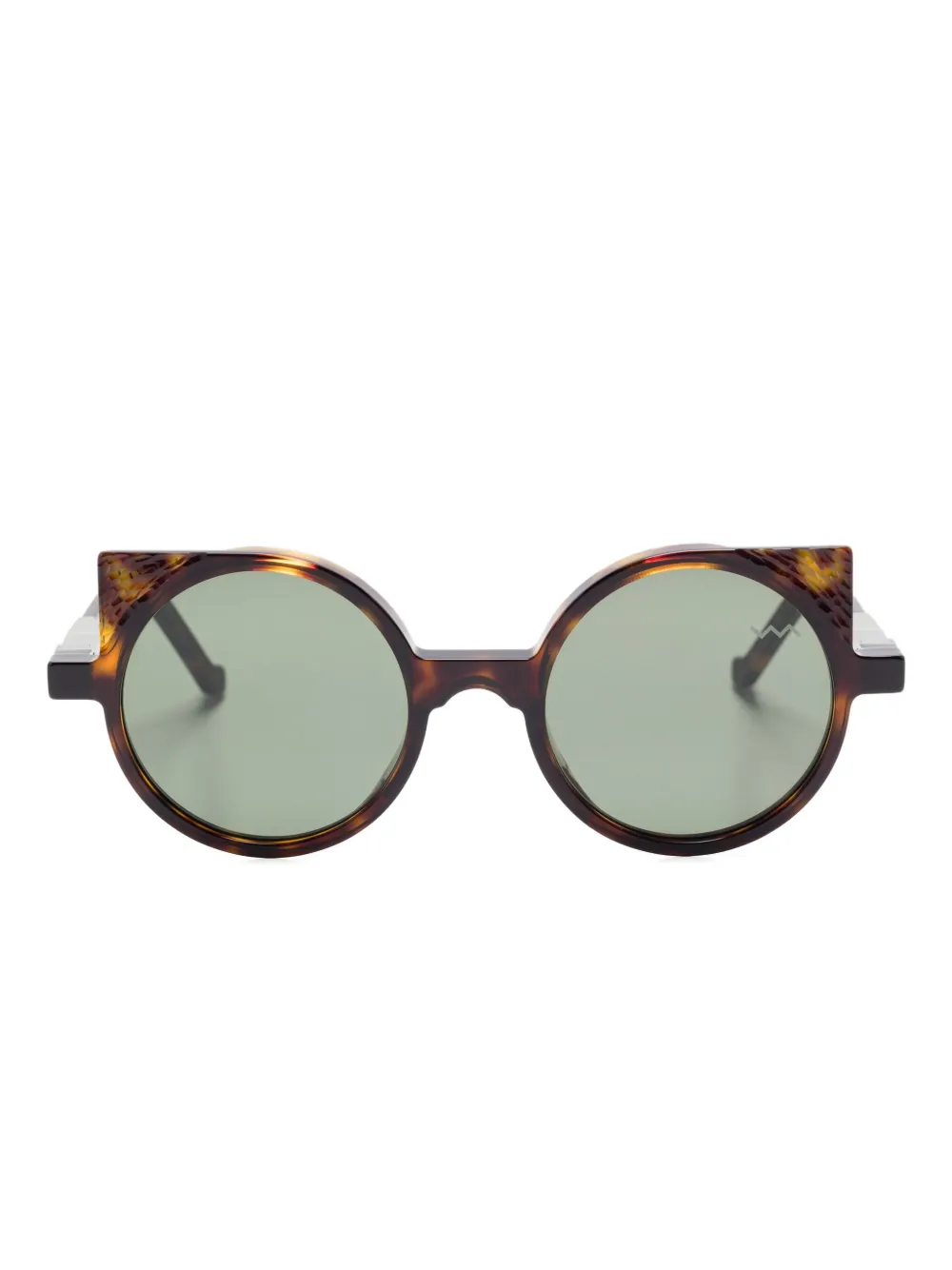 VAVA Eyewear XL0012 tortoiseshell round-frame sunglasses | Brown | Image 1