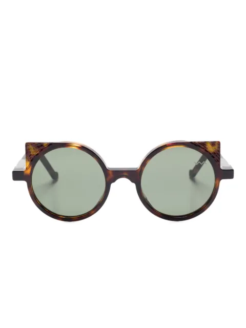 VAVA Eyewear XL0012 tortoiseshell round-frame sunglasses