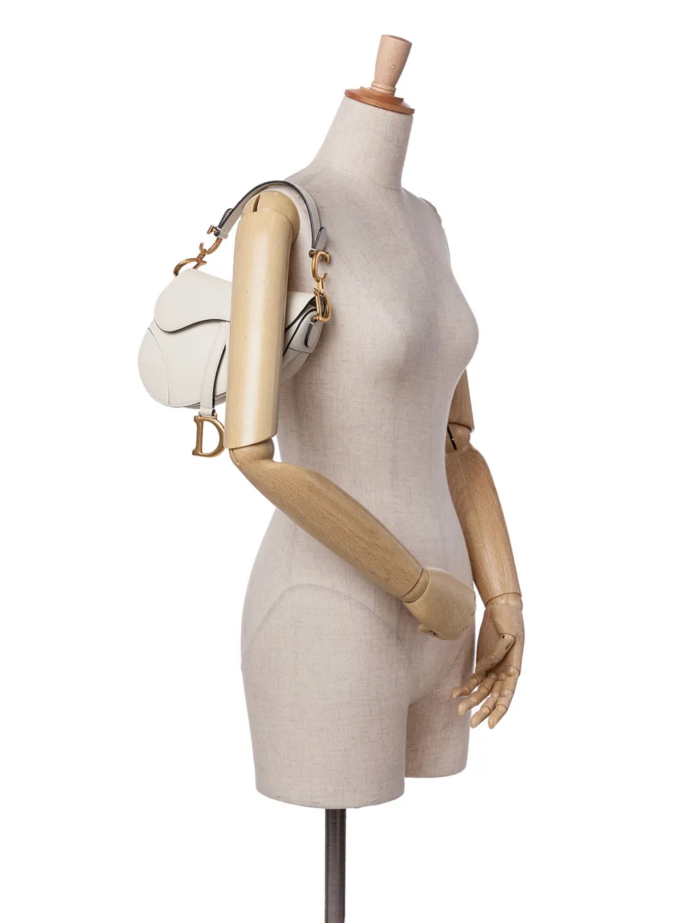 Christian Dior Pre-Owned 2019 Mini Grained Calfskin Saddle satchel | Pre-Owned | Image 2
