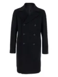 Tagliatore double-breasted buttoned coat - Black