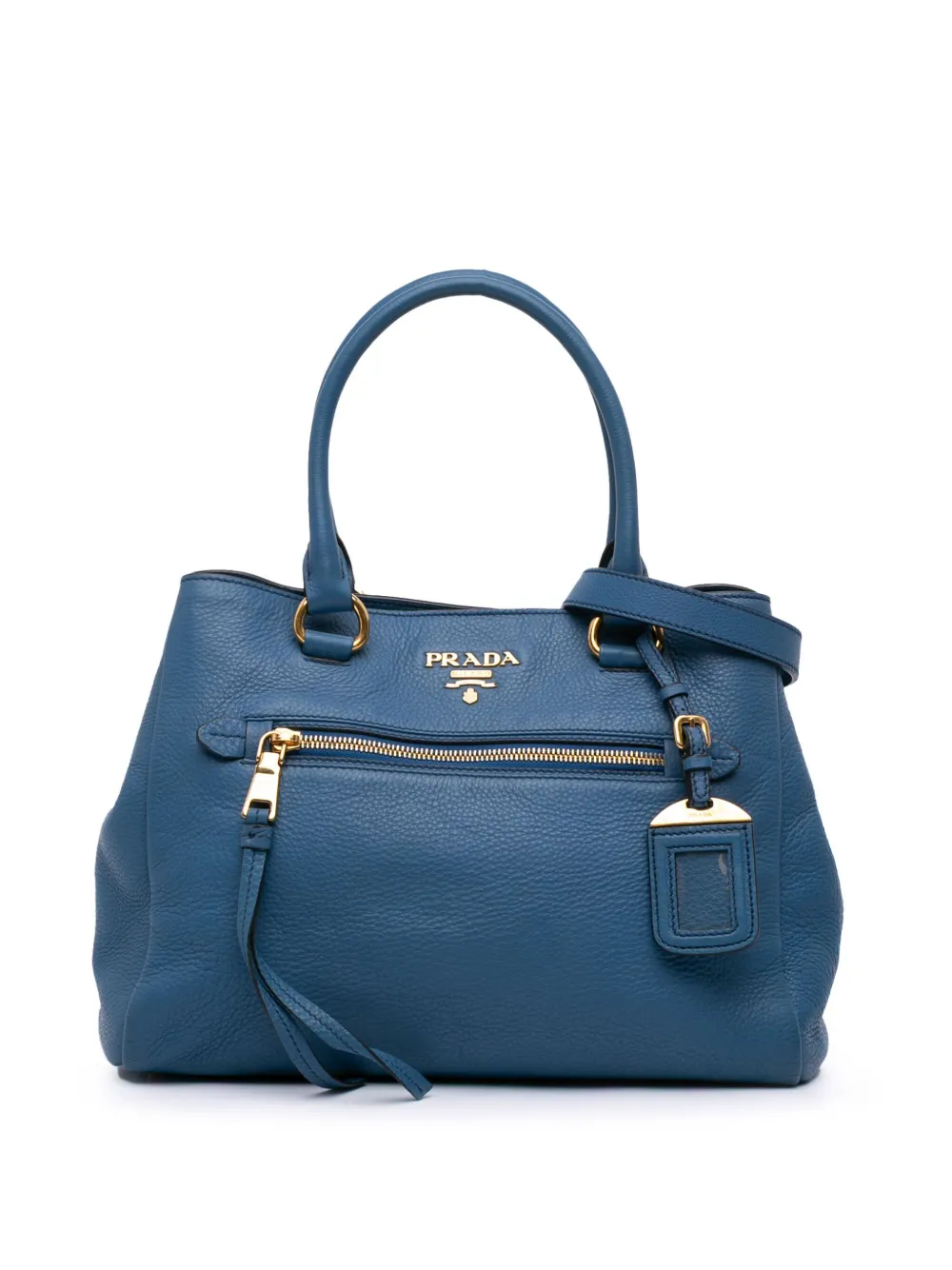 Prada Pre-Owned 2000-2024 ミディアム ヴィッテロダイノ オープン コンバーチブル トート サッチェルバッグ - Prada Pre-Owned 2000-2024 ミディアム ヴィッテロダイノ オープン コンバーチブル トート サッチェルバッグ -