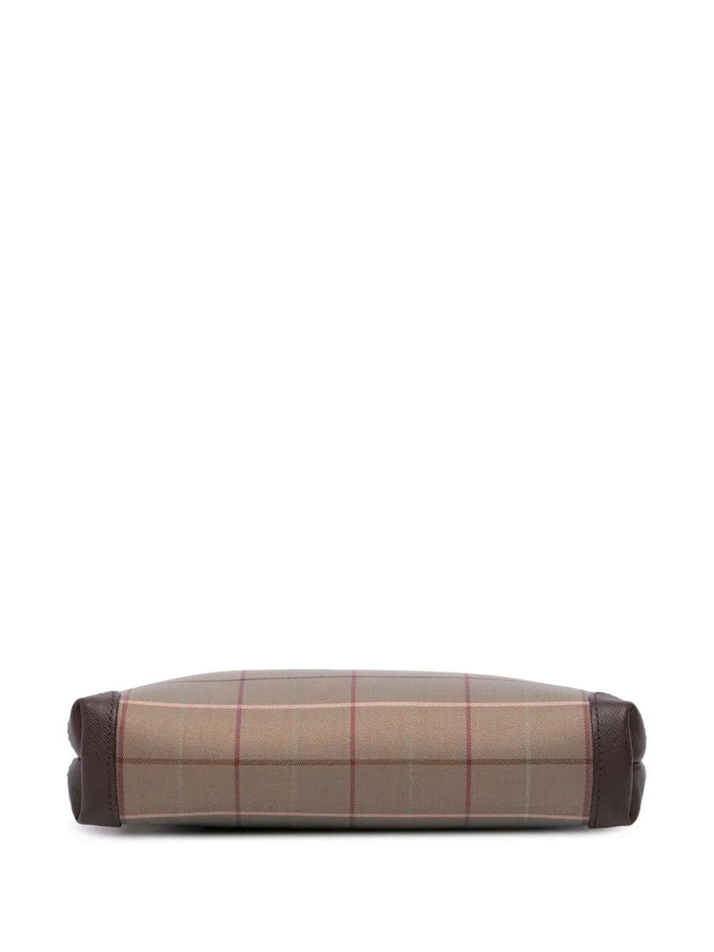 Pre-owned Burberry 20th Century Vintage Check Canvas Clutch Bag