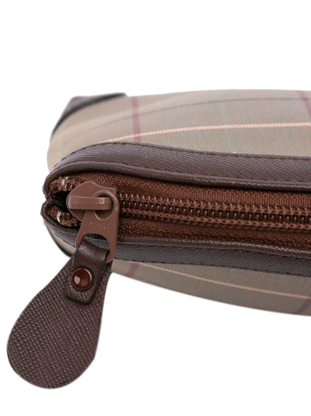 Pre-owned Burberry 20th Century Vintage Check Canvas Clutch Bag