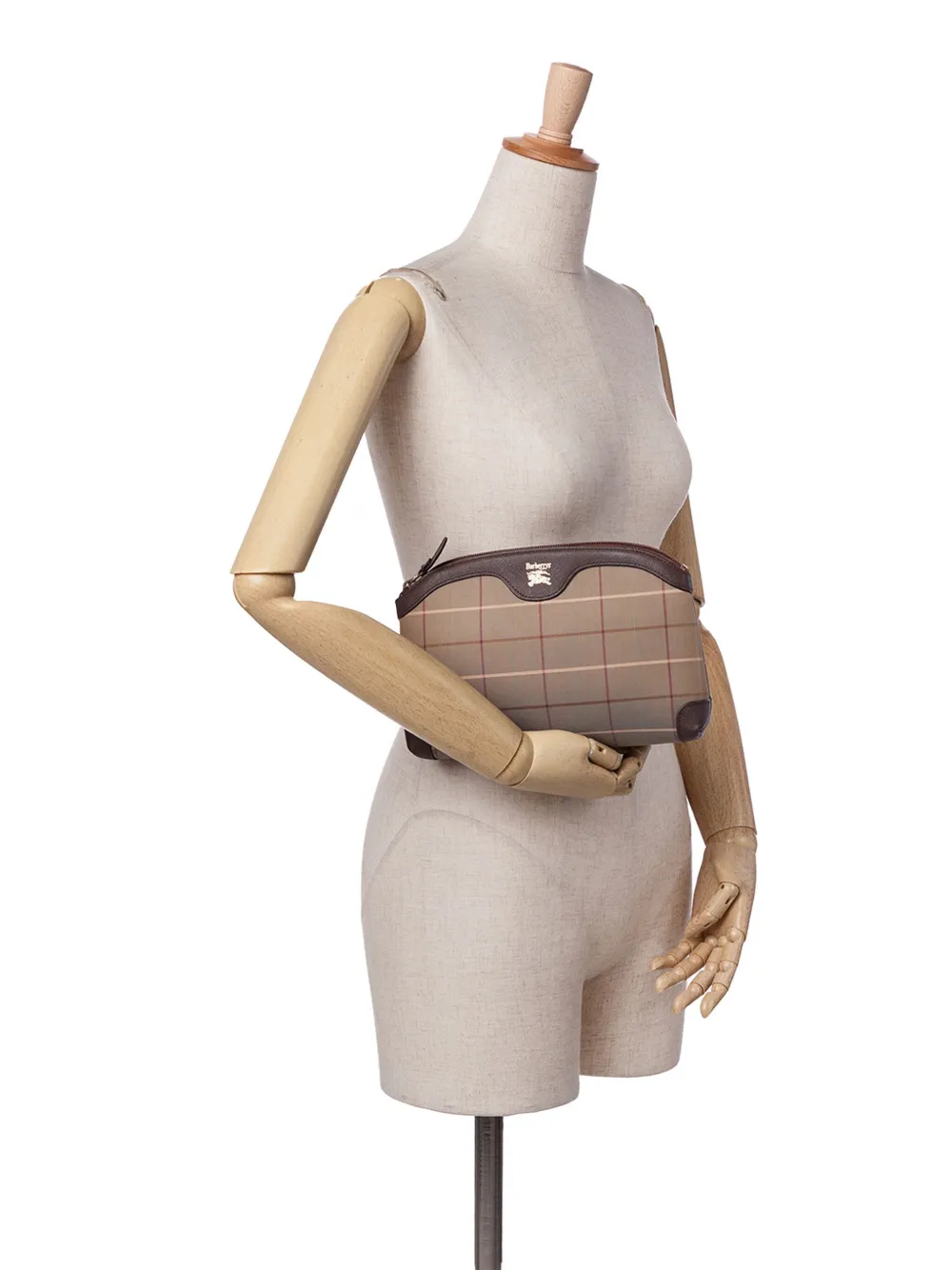 Burberry Pre-Owned 20th Century Vintage Check Canvas clutch bag | Pre-Owned | Image 2