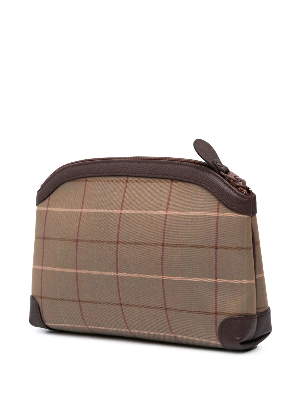 Pre-owned Burberry 20th Century Vintage Check Canvas Clutch Bag