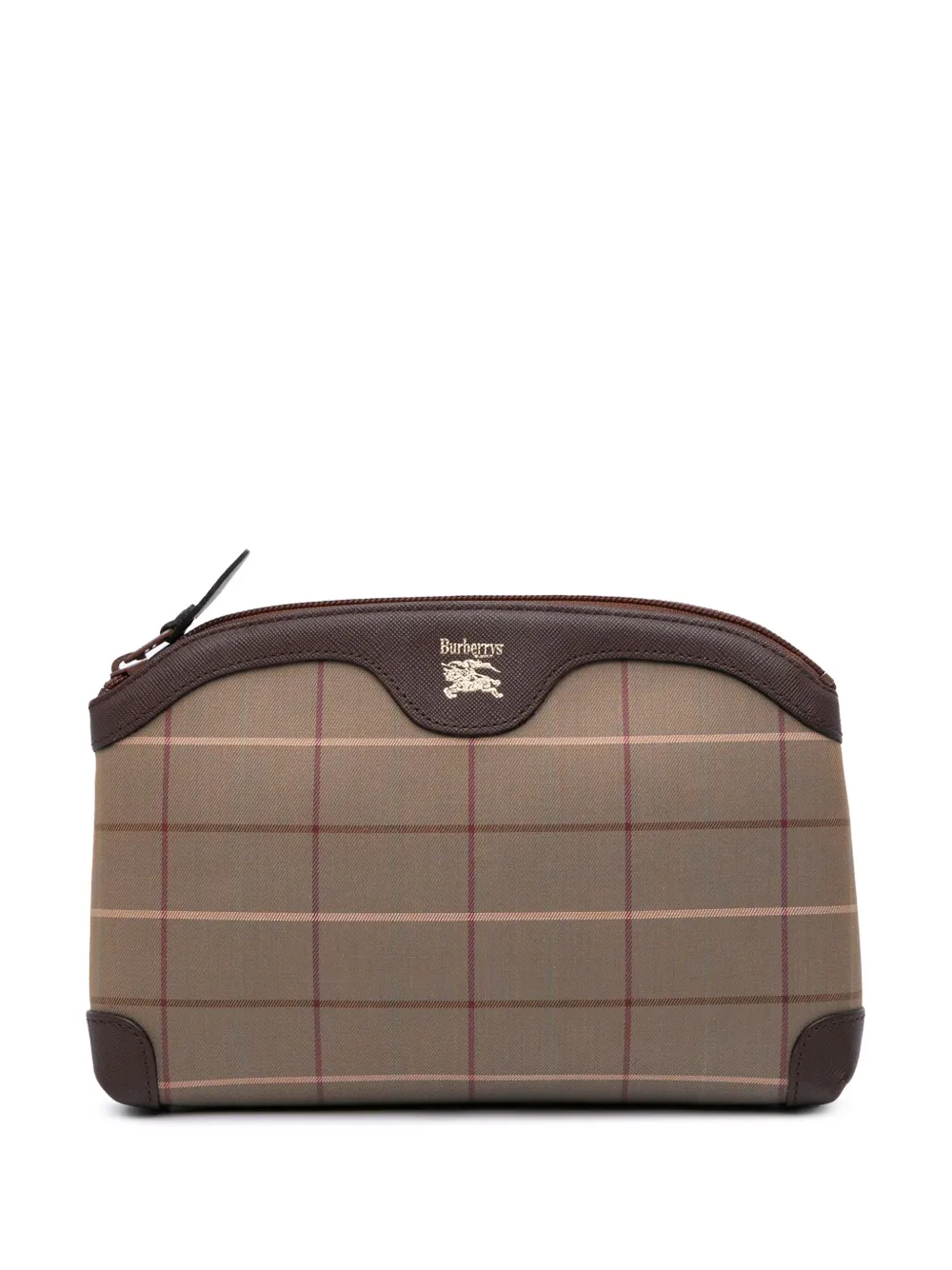 Burberry Pre-Owned 20th Century Vintage Check Canvas clutch bag | Brown | Image 1