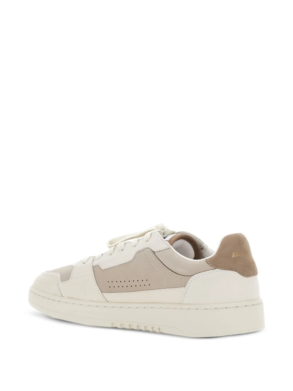 Axel Arigato Dice Lo perforated suede trainers Neutrals