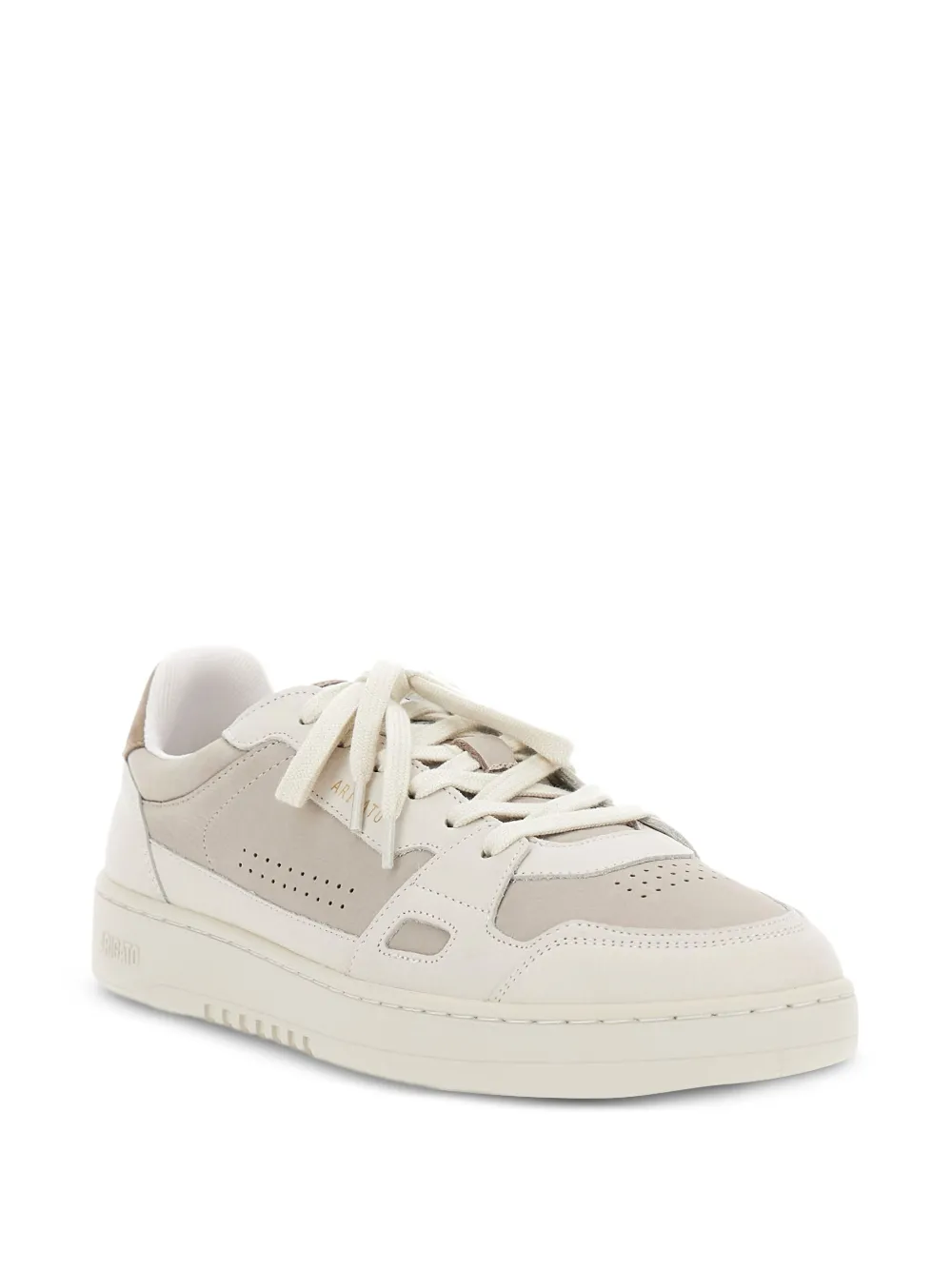 Axel Arigato Dice Lo perforated suede trainers Neutrals