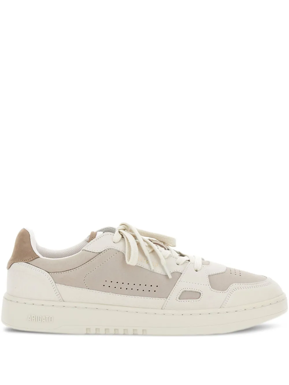 Axel Arigato Dice Lo perforated suede trainers Neutrals