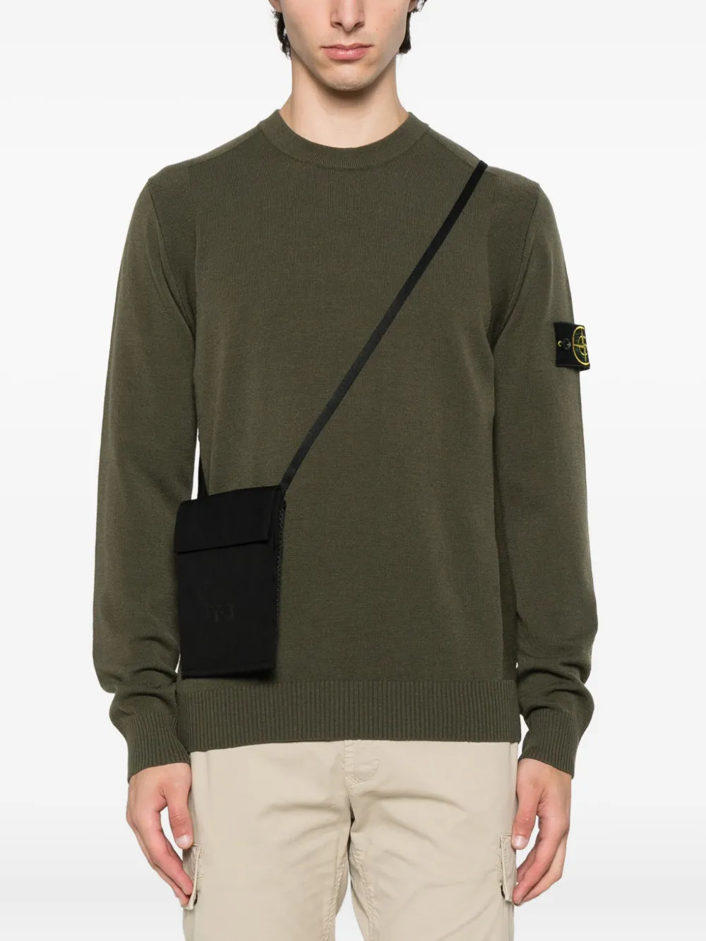 Y-3 X-Body messengertas met logoprint Zwart