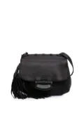 Gucci Pre-Owned 2016-2025 Medium Leather Bamboo Nouveau Fringe crossbody bag - Black