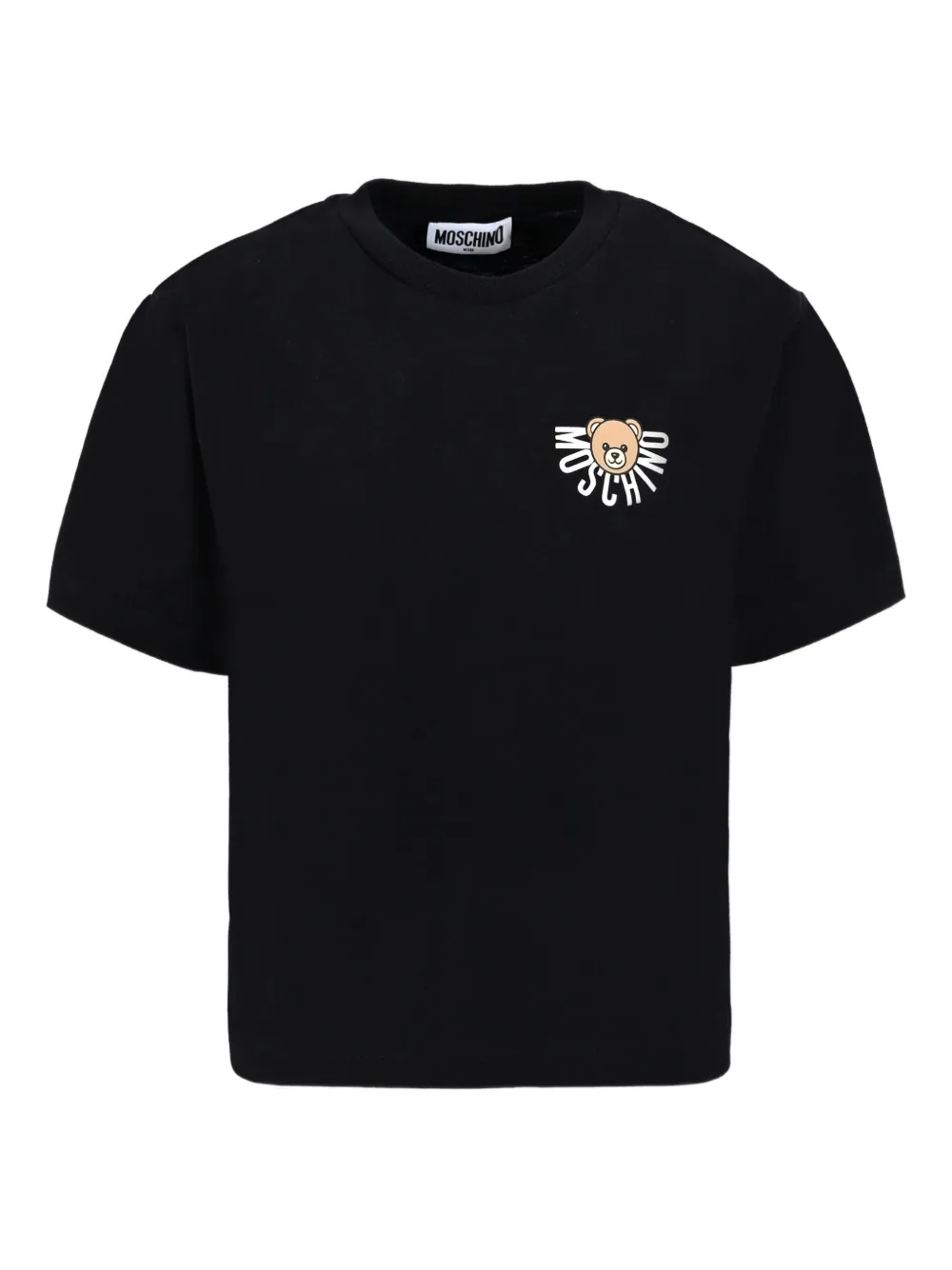 Moschino Kids T-shirt met teddybeerprint Zwart