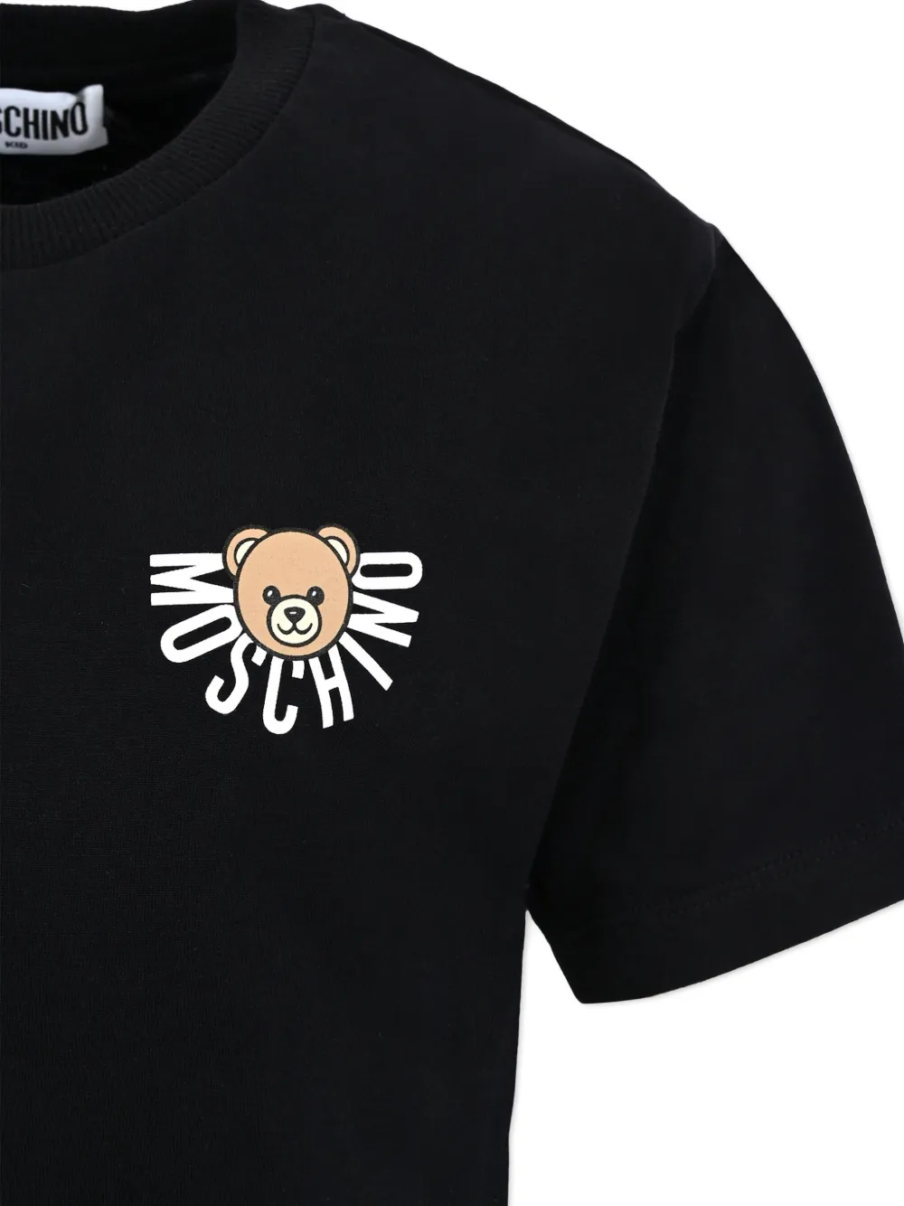 Moschino Kids T-shirt met teddybeerprint Zwart