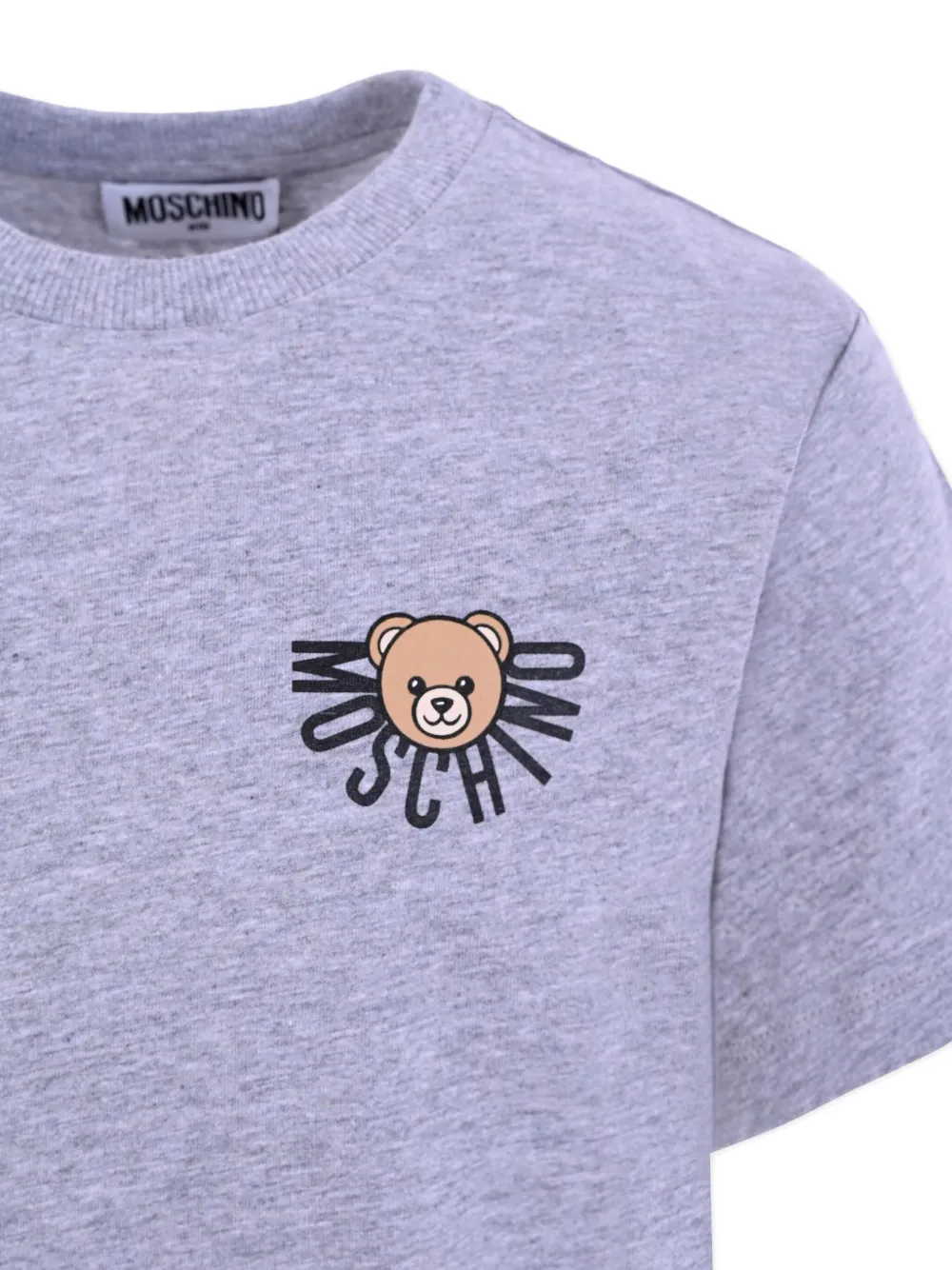 Moschino Kids T-shirt met teddybeerprint Grijs
