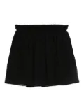 Eleh elasticated-waist pleated skirt - Black