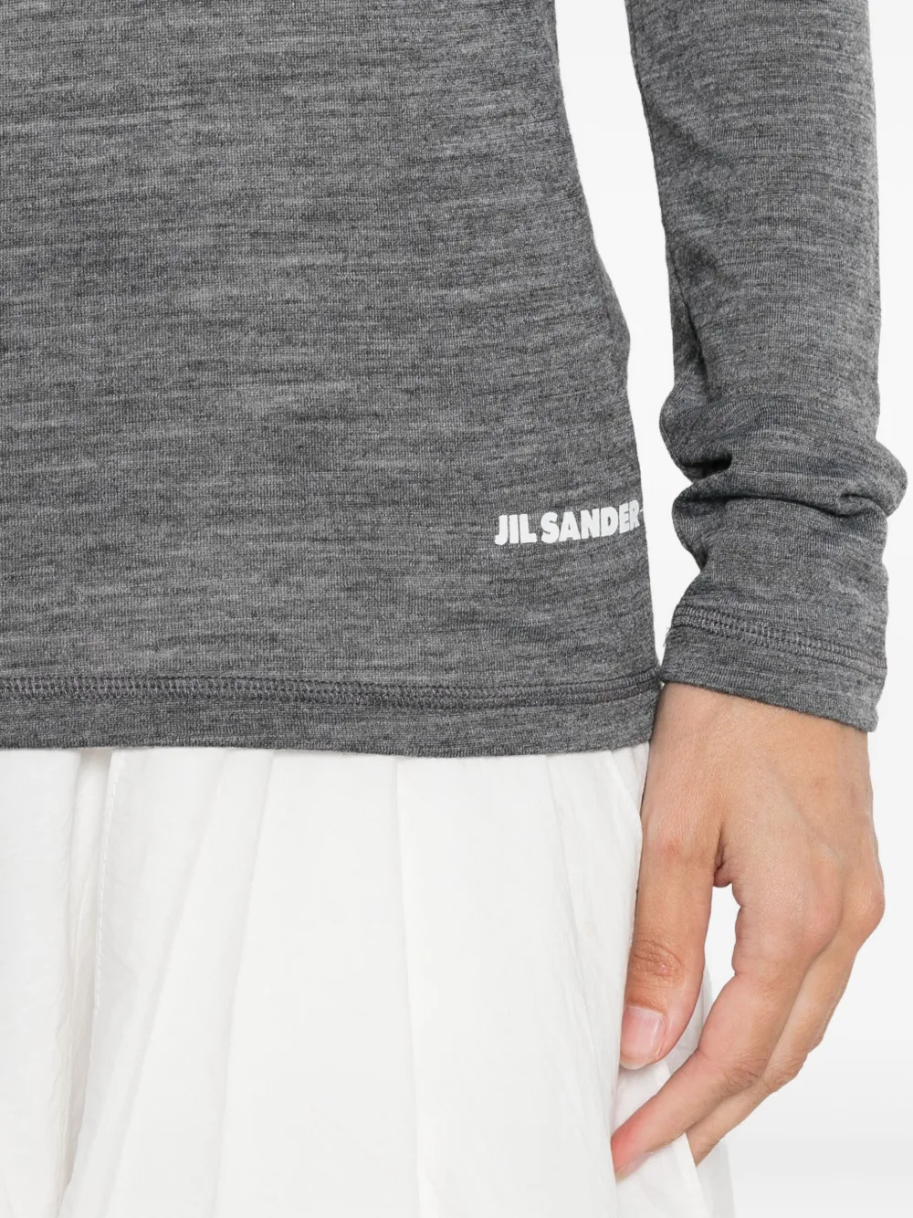 Jil Sander Top met lange mouwen Grijs