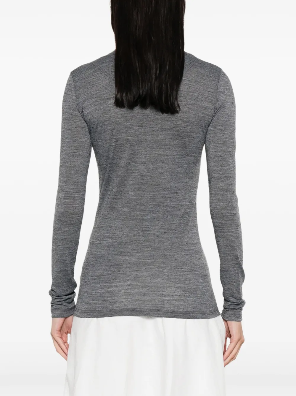 Jil Sander Top met lange mouwen Grijs