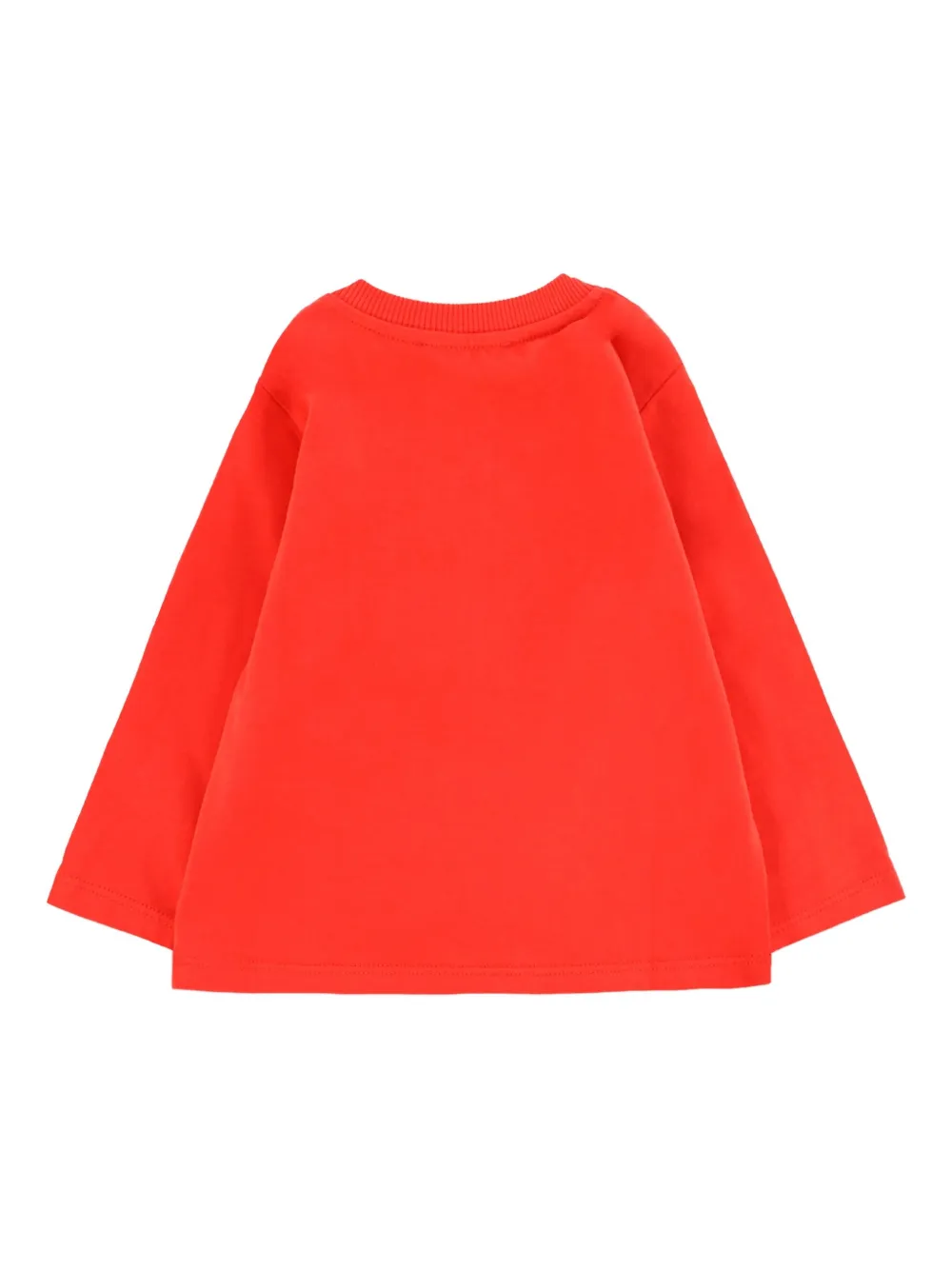 Moschino Kids Sweater met print en lange mouwen Rood