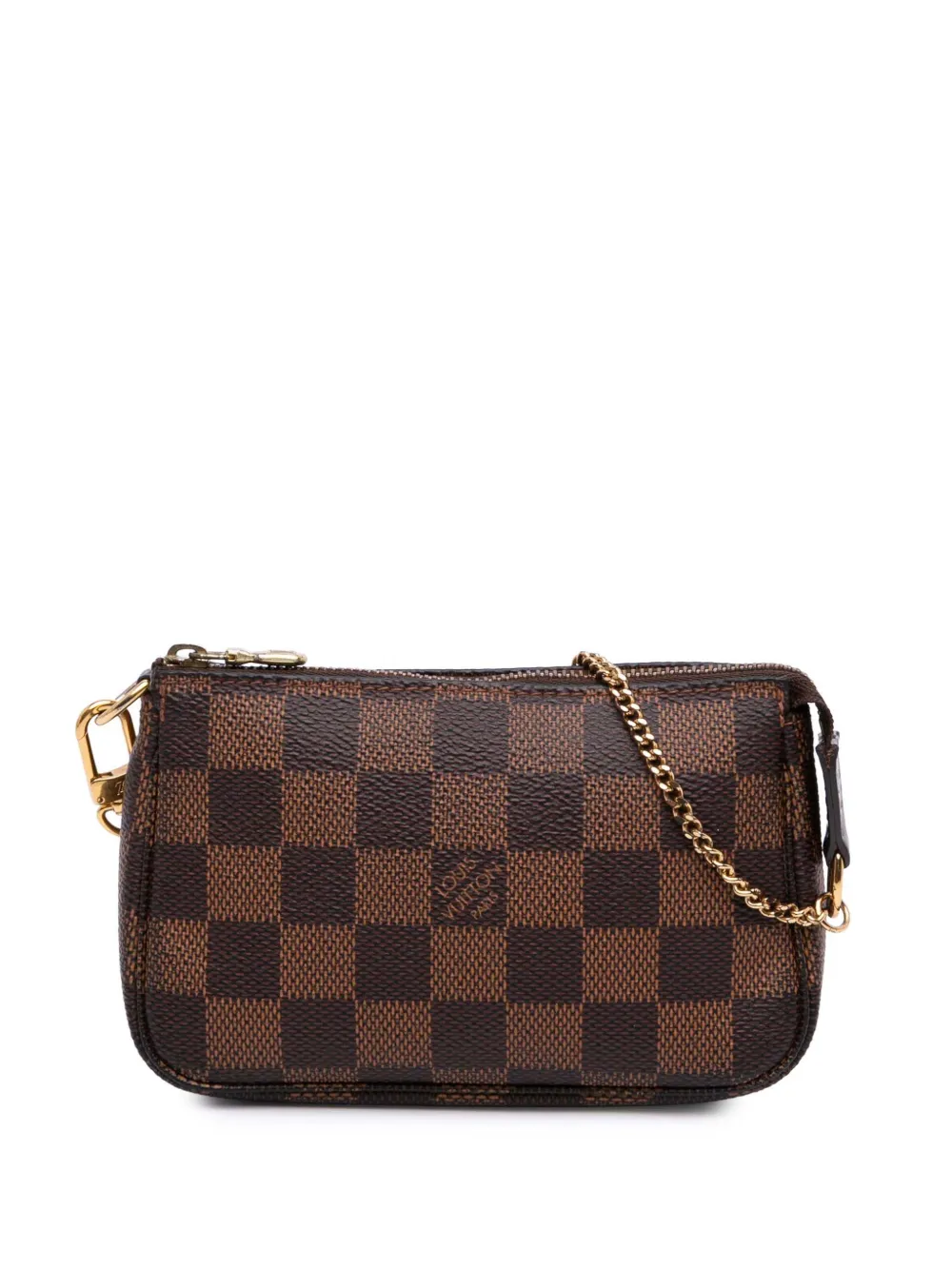 Louis Vuitton Pre-Owned 2015 Damier Ebene Mini Pochette Accessoires Louis Vuitton Pre-Owned 2015 Damier Ebene Mini Pochette Accessoires