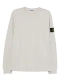 Stone Island logo-patch crew-neck sweatshirt - Grey