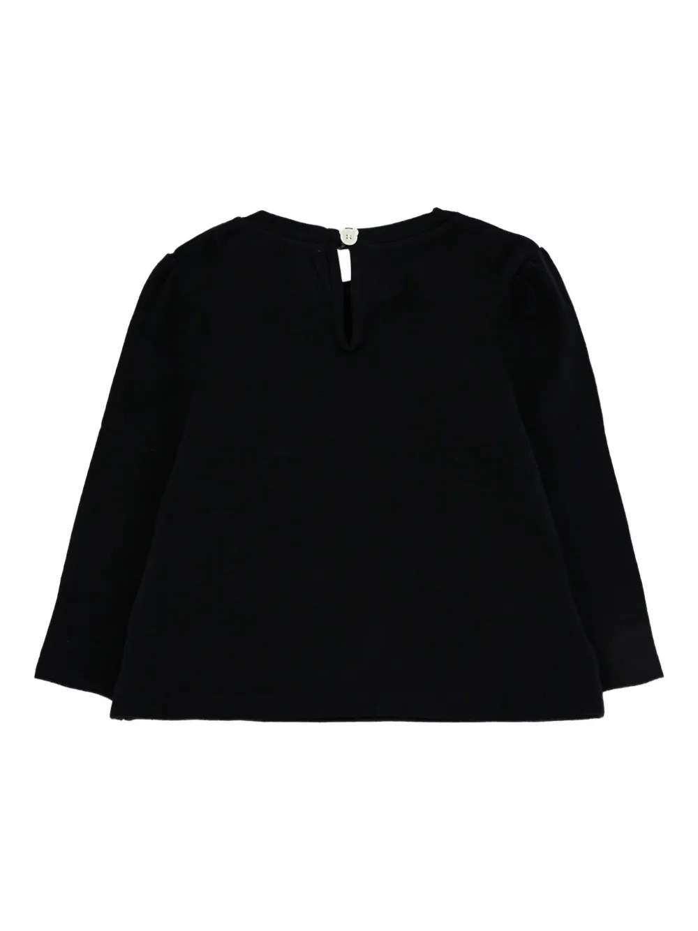 Moschino Kids T-shirt met lange mouwen Zwart