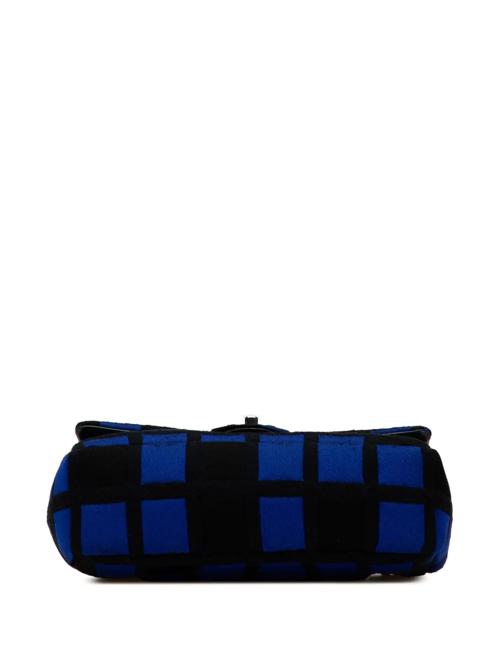 Pre-owned Chanel 2013-2014 Medium Jersey Grid Single Flap Shoulder Bag