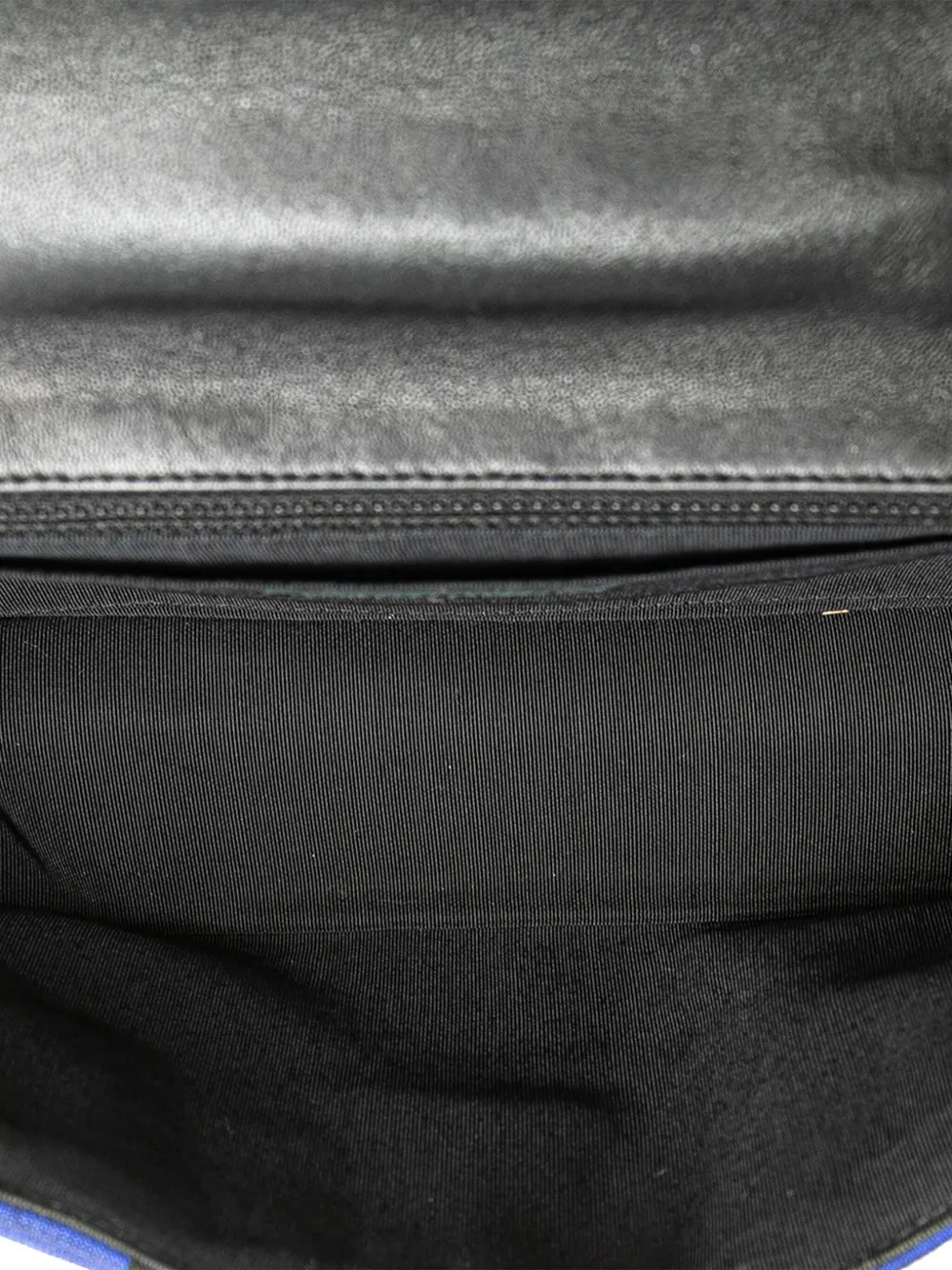 Pre-owned Chanel 2013-2014 Medium Jersey Grid Single Flap Shoulder Bag