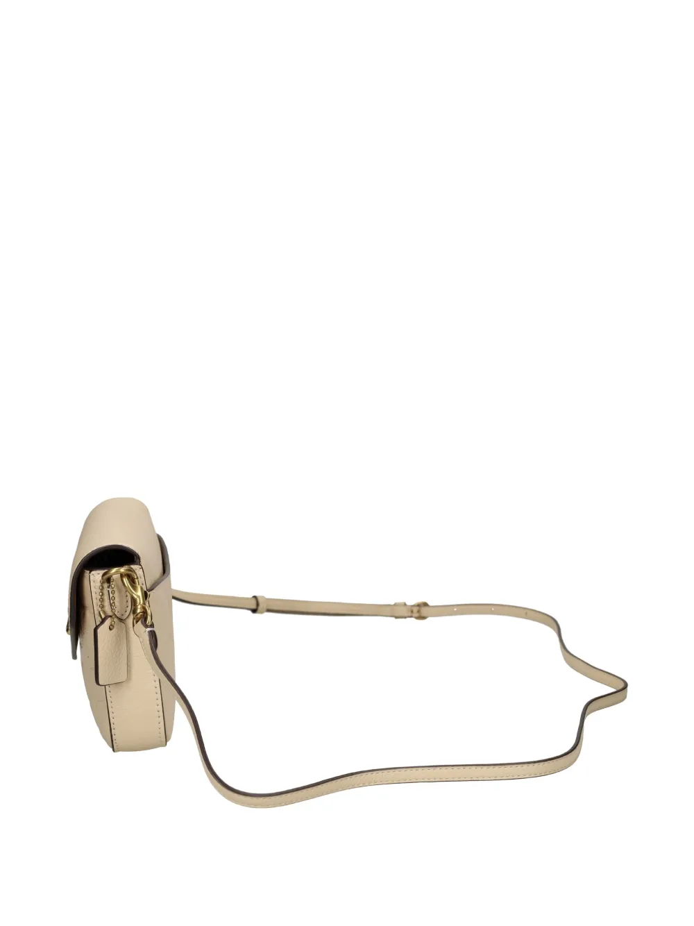 Coach Crossbodytas met logo-reliëf Beige
