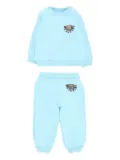 Moschino Kids teddy-print tracksuit set - Blue
