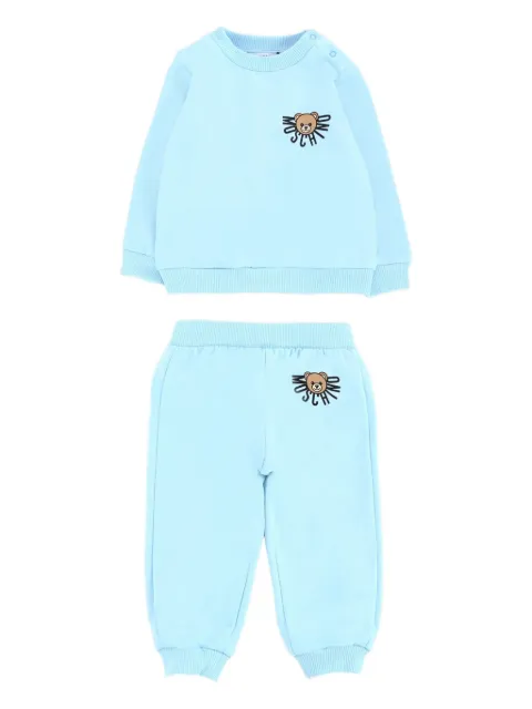 Moschino Kids teddy-print tracksuit set