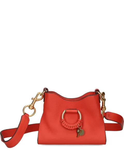 See by Chloé mini Joan braided-ring leather cross body bag