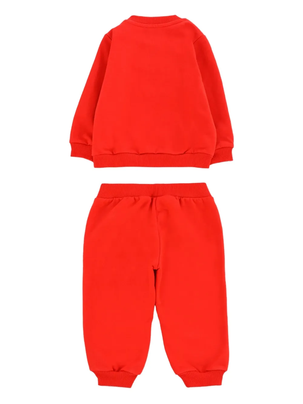 Moschino Kids Trainingspak met teddybeerprint Rood