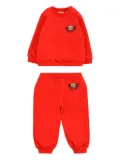 Moschino Kids teddy-print tracksuit set - Red