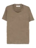 OUR LEGACY crinkle crew-neck T-shirt - Green