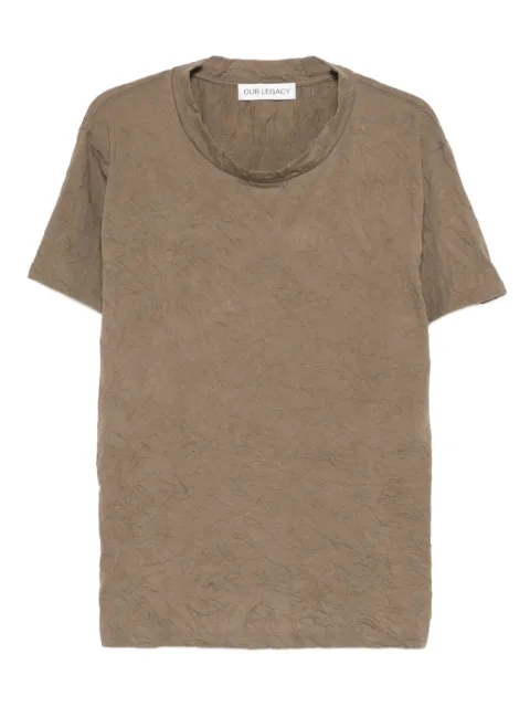 OUR LEGACY crinkle crew-neck T-shirt