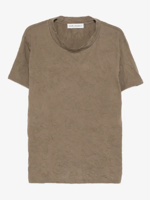 OUR LEGACY crinkle crew-neck T-shirt