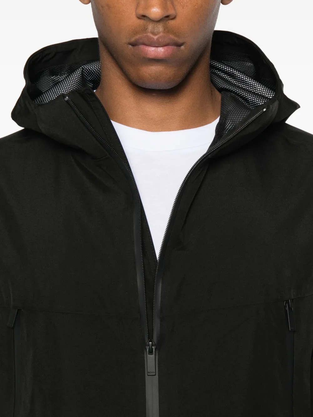 BOSS GORE-TEX waterproof windjack Zwart