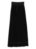 Karl Lagerfeld contrast-stitching trousers - Black