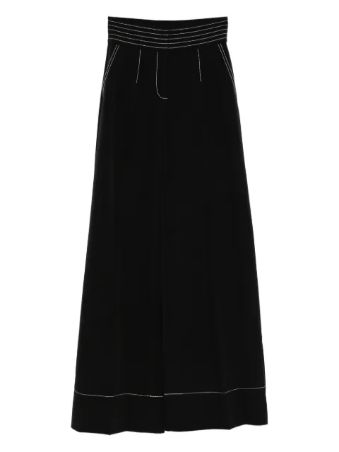 Karl Lagerfeld contrast-stitching trousers