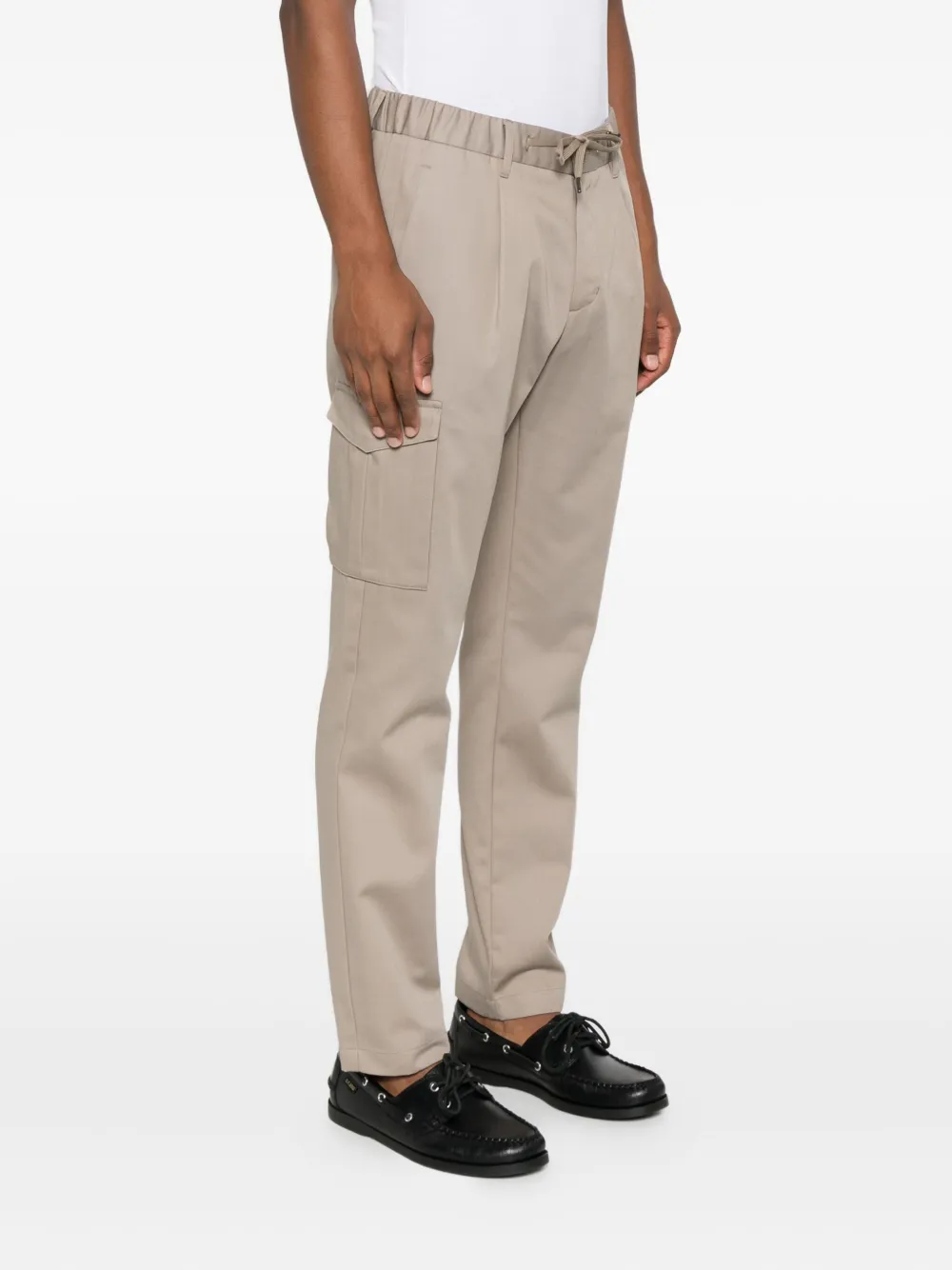Herno drawstring cargo trousers Beige
