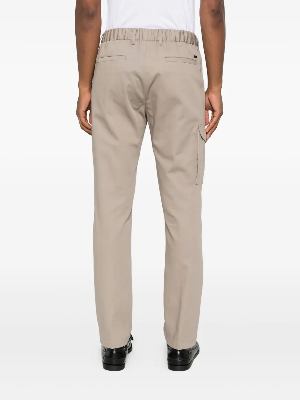 Herno drawstring cargo trousers Beige