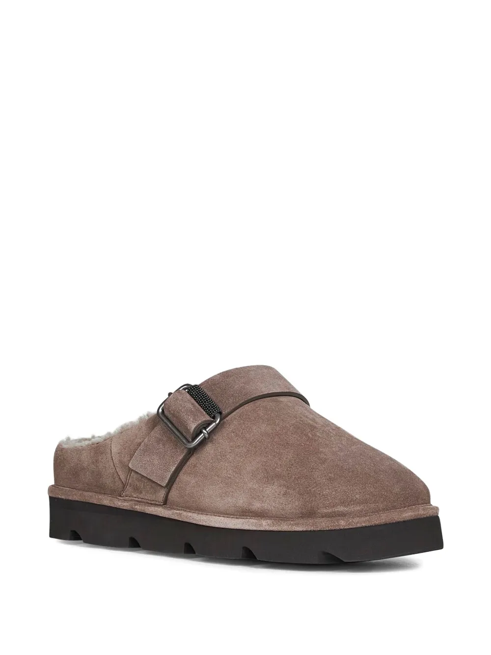 Brunello Cucinelli buckle-strap mules | Flat Mules | Image 2