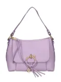 See by Chloé small Joan tassel-embellished leather shoulder bag - Purple
