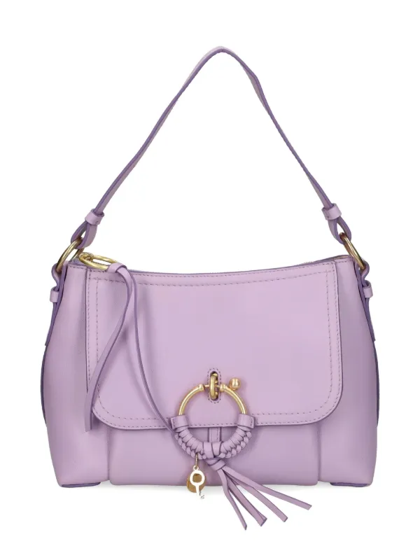 See By Chloé ジョアン タッセル レザーショルダーバッグ S | パープル